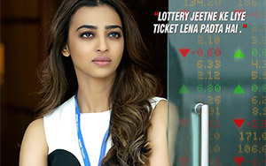 Radhika Apte in Bollywood film, Baazaar